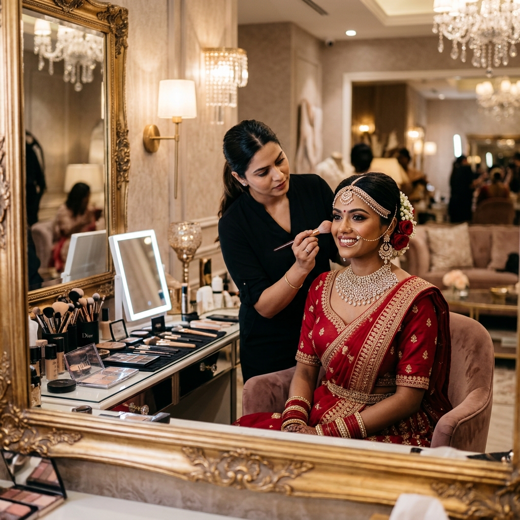 Bridal makeup